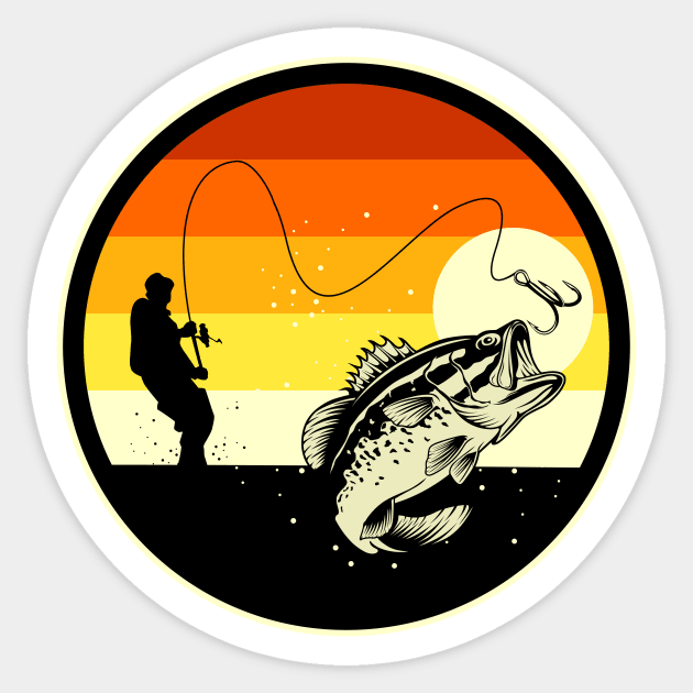 Fishing Vibes Sticker by D3monic